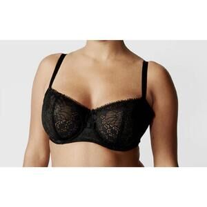 Chantelle Day To Night Lace Unlined Demi Bra Women's 36D